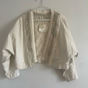Anthro Hei Hei transition/fall crop jacket